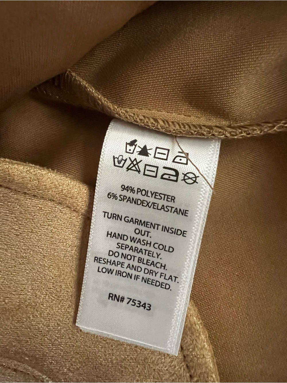 Joie Tan Suede-Style Tailored Blazer with Gold Buttons - Picture 5 of 11